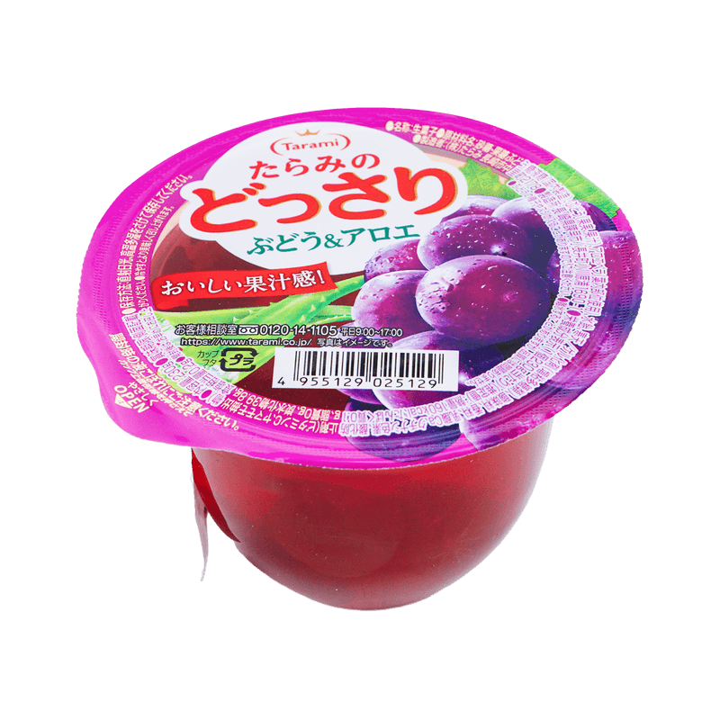 【自营】日本Tarami塔啦蜜 果冻 葡萄味+芦荟味 230g 布丁果冻休闲零食