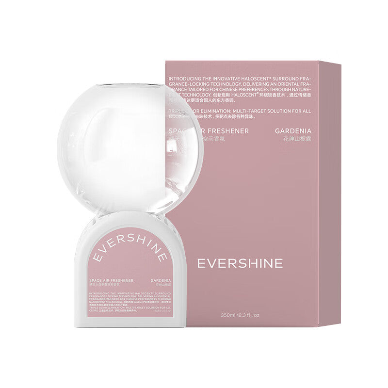 【自营】中国EVERSHINE晴天大白 倒立香氛 热恋香 花神山栀露 350ml 无火香熏室内扩香空气清新剂香薰厕所卫生间除臭祛味香氛剂