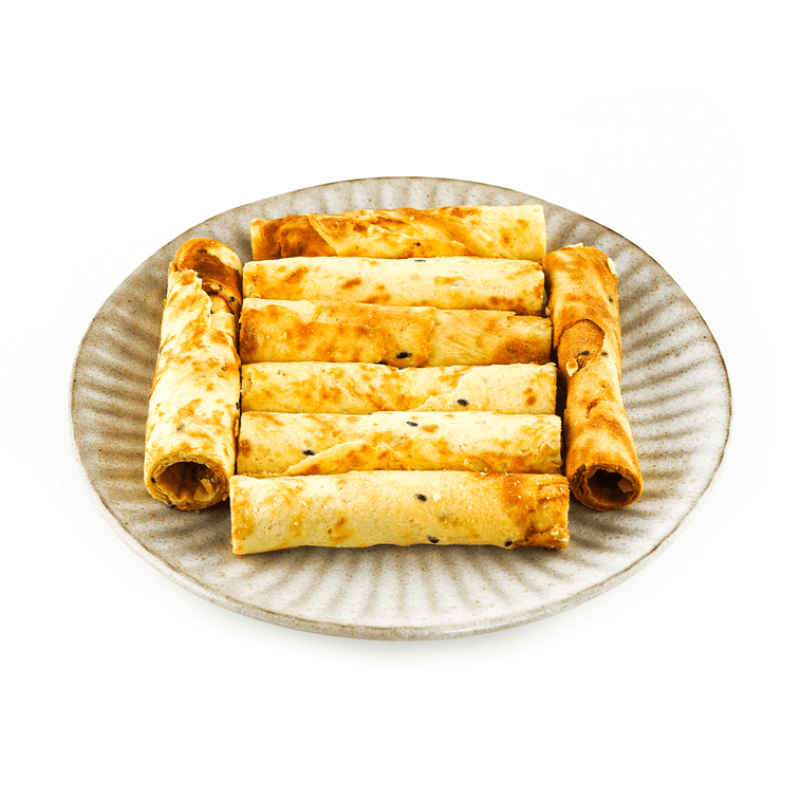 【自营】中国本宫饿了 夹心蛋卷 注心饼干 榛果巧克力味 120g 网红蛋卷奶香浓郁手工小零食休闲零食小吃