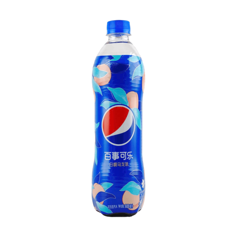 【自营】中国百事可乐 太汽系列 白桃乌龙味 600ml 网红碳酸饮料饮品