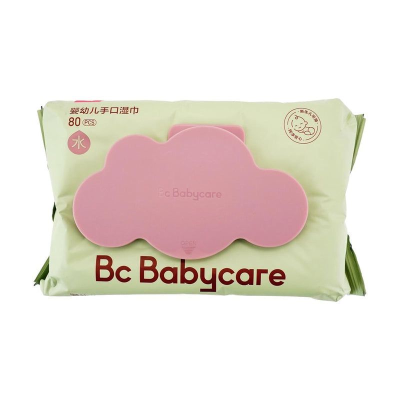 【自营】中国Babycare 新生儿湿巾 婴幼儿手口屁屁湿纸巾 200mm*150mm 80片/包 宝宝儿童湿纸巾家用实惠大包装