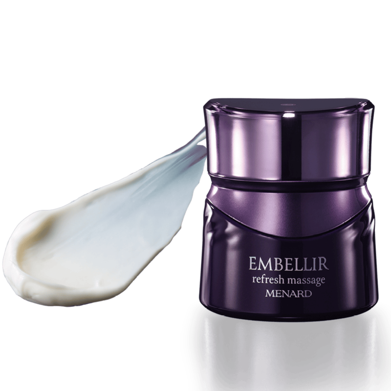 【自营】日本MENARD美伊娜多 EMBELLIR黑灵芝按摩膏 160g 面部按摩膏 紧致提拉 软化角质 提亮