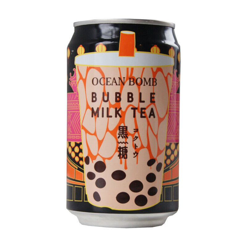 【自营】中国台湾OCEAN BOMB 黑糖珍珠奶茶饮料 315ml