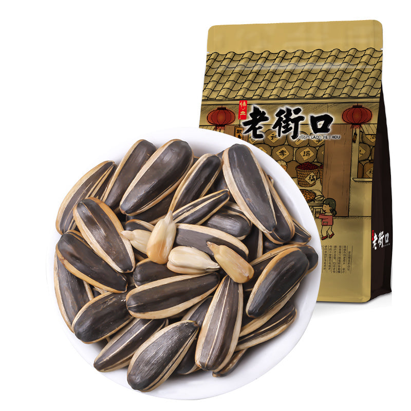 【自营】中国老街口 五香味瓜子 500g 葵花籽瓜子休闲零食