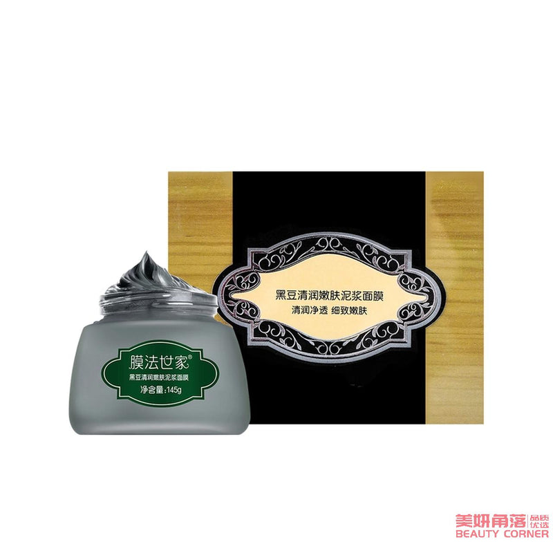 【自营】中国MaskFamily膜法世家 黑豆泥膜 145g 清洁毛孔控油泥浆面膜