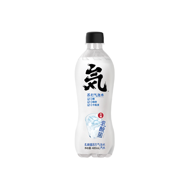 【自营】中国Genki Forest元气森林 无糖0脂乳酸菌味苏打气泡水饮料 480ml