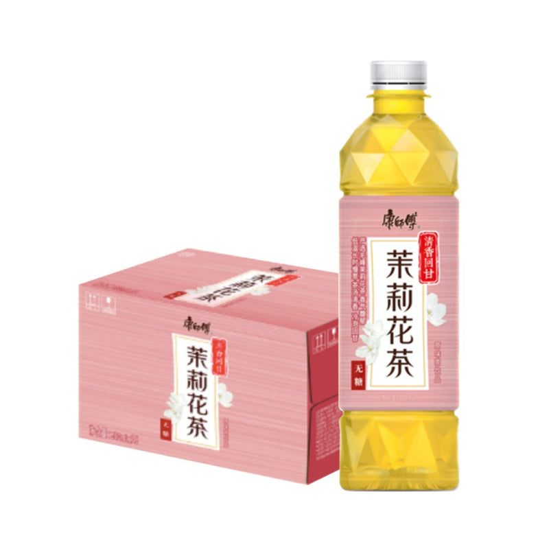 【自营】中国MASTER KONG康师傅 冷泡无糖茉莉花茶 500ml 1瓶装 无糖茉莉花茶饮料