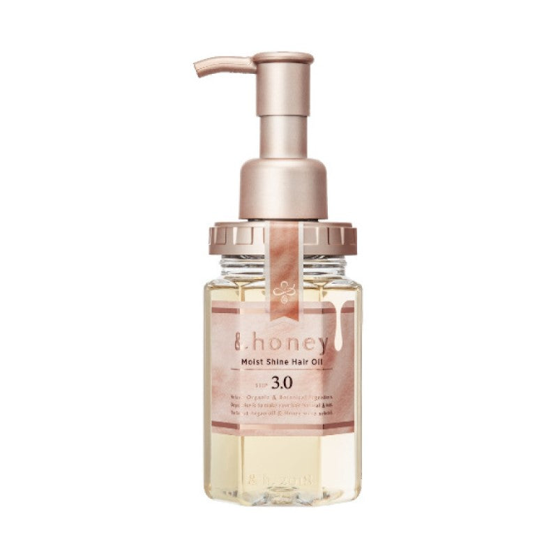 【自营】日本&Honey 安蒂花子蜂蜜 莹润光泽发油 清爽款 100ml 玫瑰蜂蜜香型