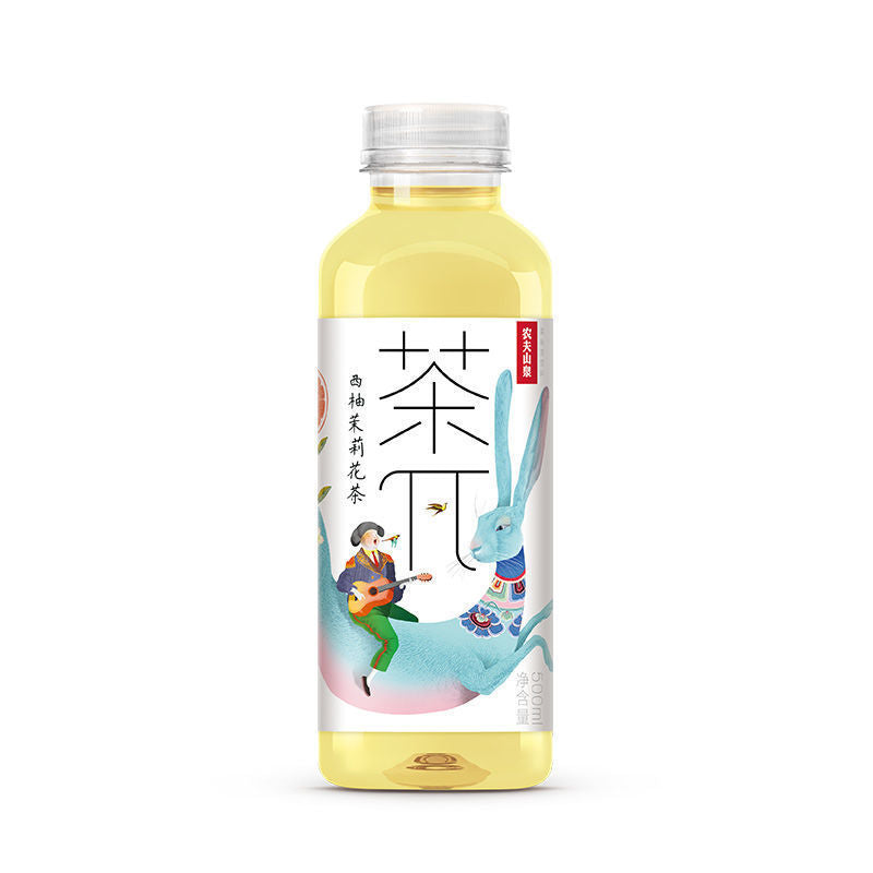 【自营】中国NONGFUSPRING农夫山泉 茶π果茶饮料 500ml 西柚茉莉花茶