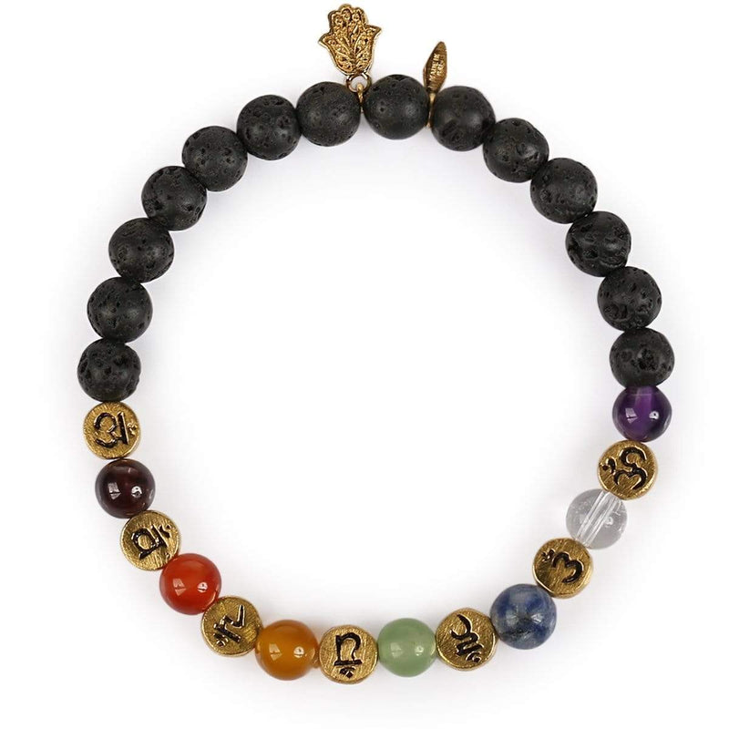 【自营】KARMA & LUCK 精神向往 - 熔岩石脉轮手链