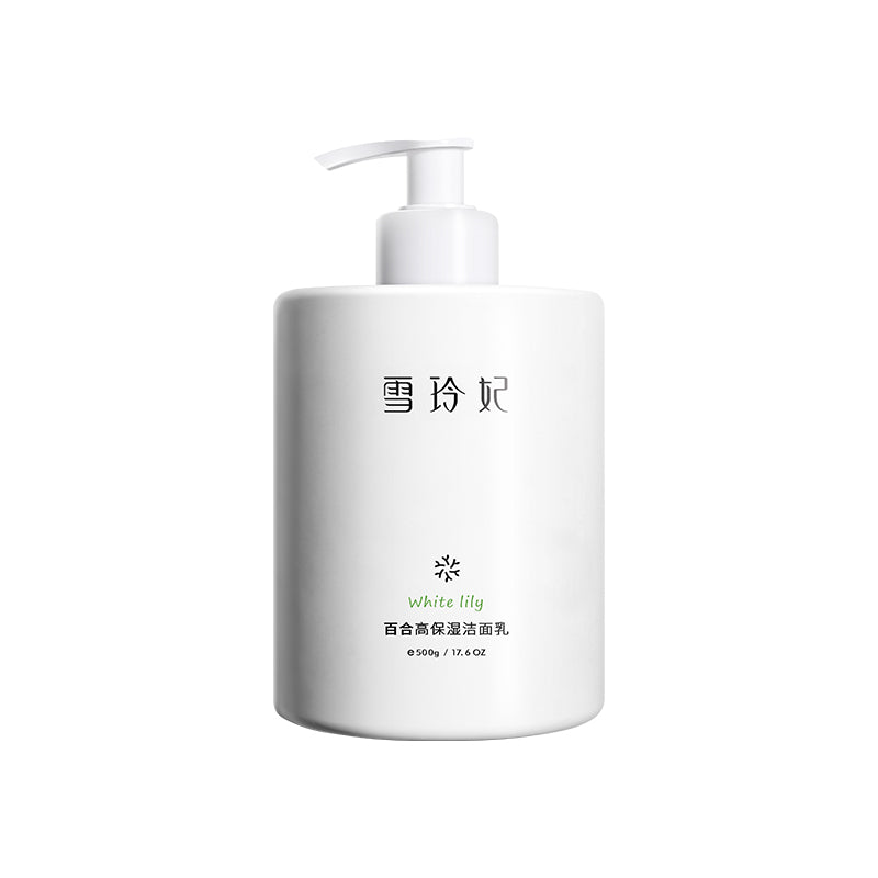 【自营】中国SNEFE雪玲妃 百合高保湿洁面乳 500g 深层清洁控油补水