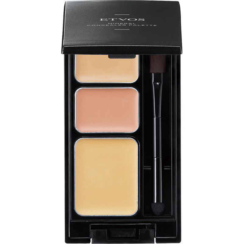 【自营】日本ETVOS悦朵丝 矿物三色小奶霜遮瑕盘 3.1g SPF36 PA+++ 细腻不卡纹