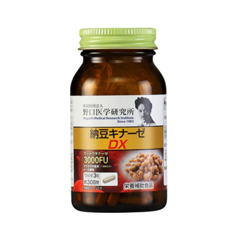 【自营】日本Noguchi野口医学研究所 日本原装野口纳豆激酶3000FU纳豆菌胶囊改善三高 90粒