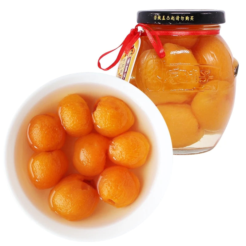 【自营】中国LEASUN林家铺子 新鲜糖水枇杷罐头 350g 休闲食品即食水果罐头