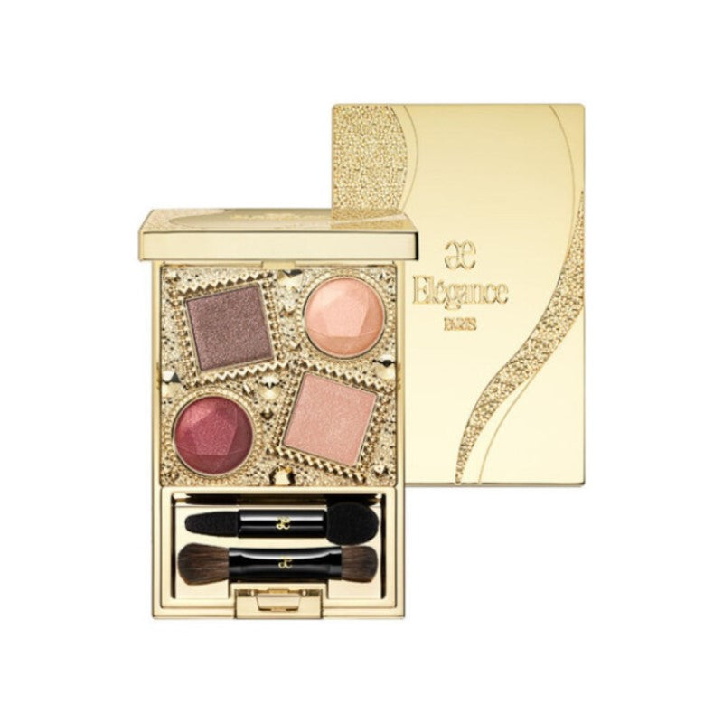 【自营】日本Elegance雅莉格丝 复古宝石四色眼影盘 