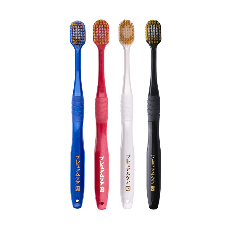 【自营】日本EBISU惠百施 成人牙刷宽头48孔6列 62号中毛 1支装 颜色随机