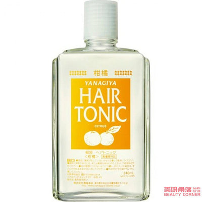 【自营】日本YANAGIYA柳屋本店 药用生发发根营养液 柑橘香型 240ml