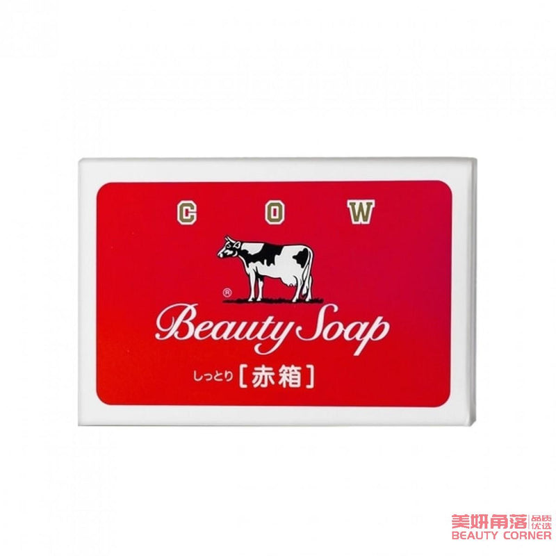 【自营】日本COW牛乳石鹼共进社 保湿滋润美肤香皂 玫瑰香 100g