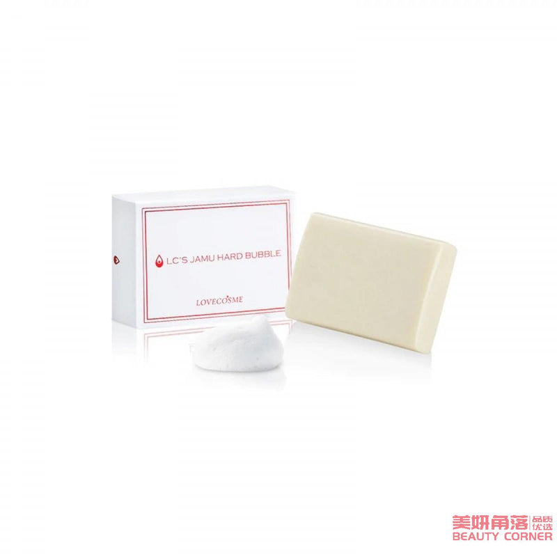 【自营】日本LOVECOSME LC品爱迦沐弹力泡沫手工皂 75g 私处大腿内侧去黑色素沉淀私密粉嫩