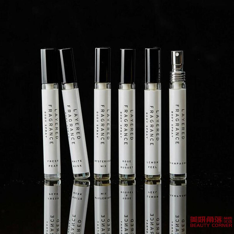 【自营】日本LAYERED FRAGRANCE 轻奢持久淡香清新自然 试管香水 甜荔枝香 10ml 日本人气断货王