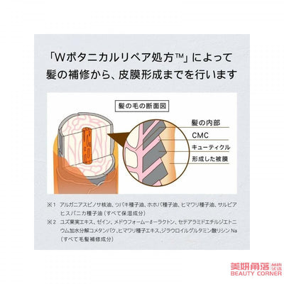【自营】日本BOTANIST植物学家 植物清新护发精油 80ml 受损发质 莓果天芥香 修复染烫受损发质 滋养头发精华液