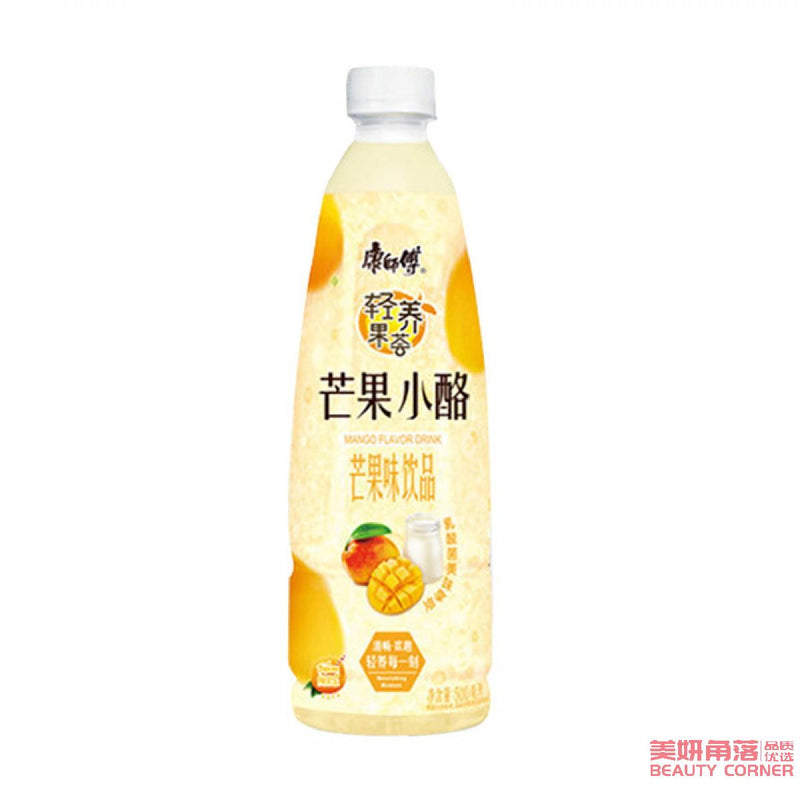 【自营】中国MASTER KONG康师傅 轻养果荟芒果小酪 500ml 果汁夏季饮料饮品