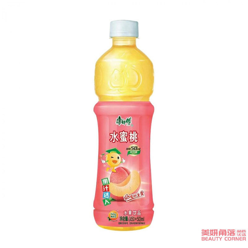 【自营】中国MASTER KONG康师傅 水蜜桃 水果果汁饮料 500ml