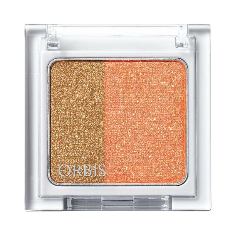 【自营】日本POLA旗下 日本ORBIS 奥蜜思 睛采流光双色眼影 清透细闪 8256 琉璃柑橘金