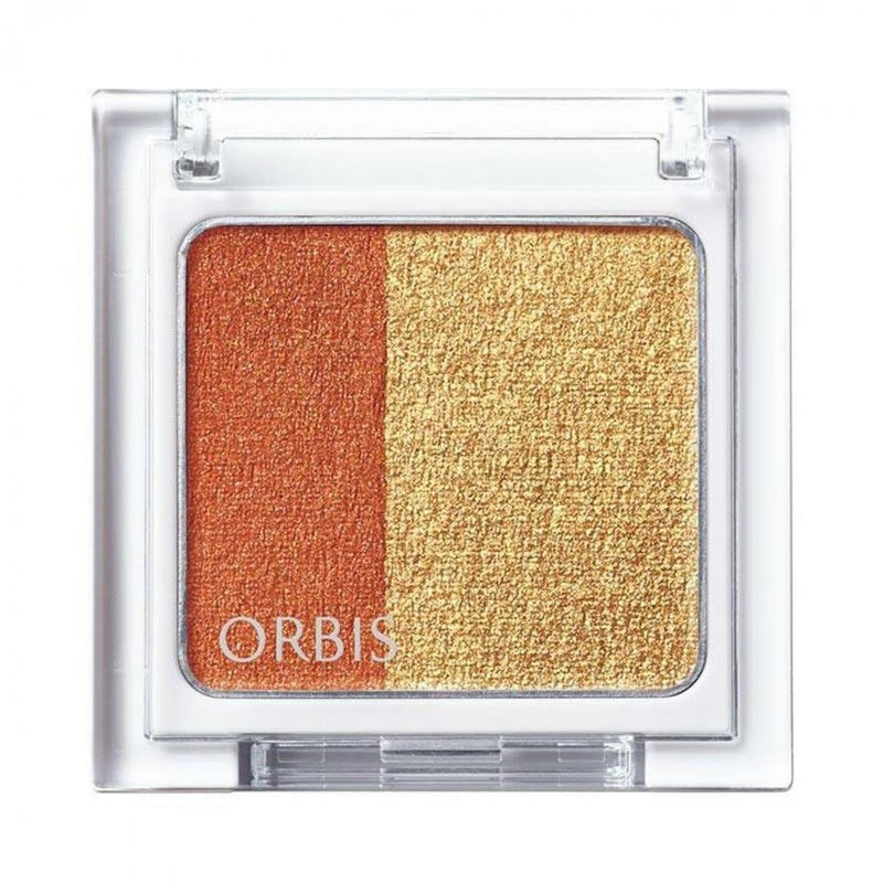 【自营】日本POLA旗下 日本ORBIS 奥蜜思 睛采流光双色眼影 清透细闪 8197 落日金沙橘