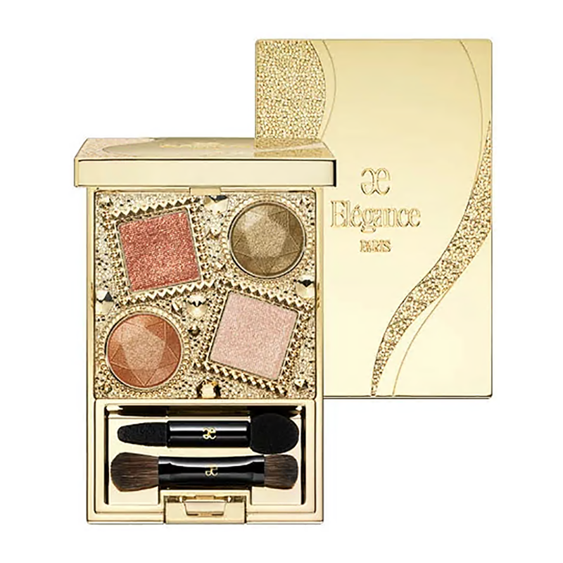 【自营】日本Elegance雅莉格丝 复古宝石四色眼影盘 
