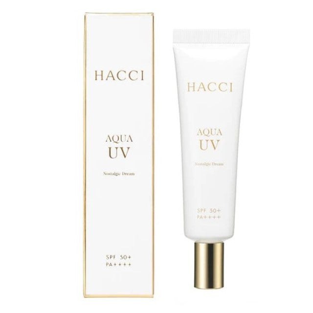 【自营】日本HACCI花绮 蜂蜜水润防晒乳 AQUA UV 保湿隔离防晒霜 30g SPF50+ 银座断货王