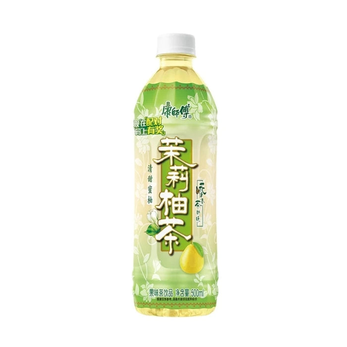 【自营】中国MASTER KONG康师傅 茉莉柚茶 500ml 茉莉花茶饮料甄选蜜柚清甜怡人