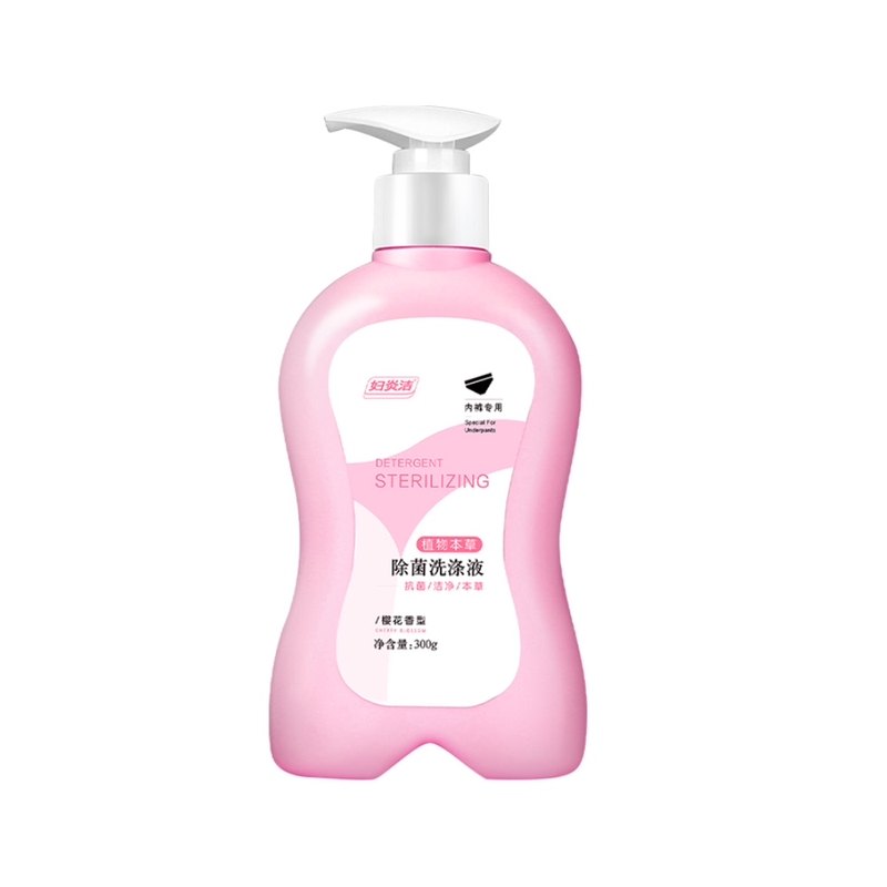 【自营】中国RENHE仁和 妇炎洁 樱花香型抑菌内裤内衣洗涤液 300ml 樱花香型