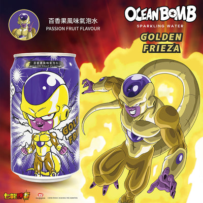 【自营】中国台湾OCEAN BOMB DRAGON BALL七龙珠联名款果味气泡水 百香果味 330ml