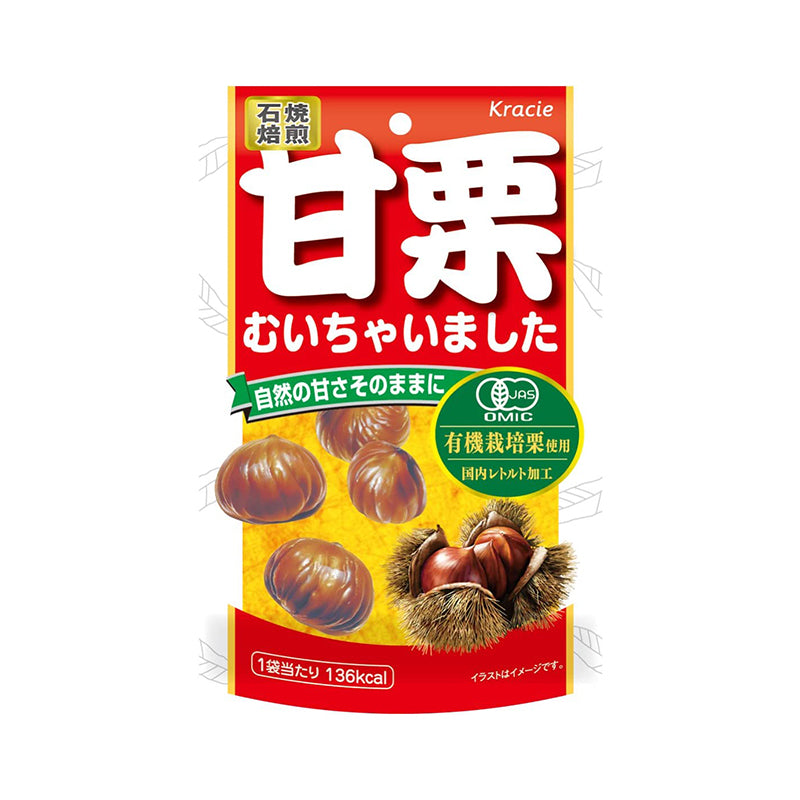 【自营】日本KRACIE嘉娜宝 糖炒栗子 75g 即食甘栗仁甜毛栗子仁熟小板栗零食