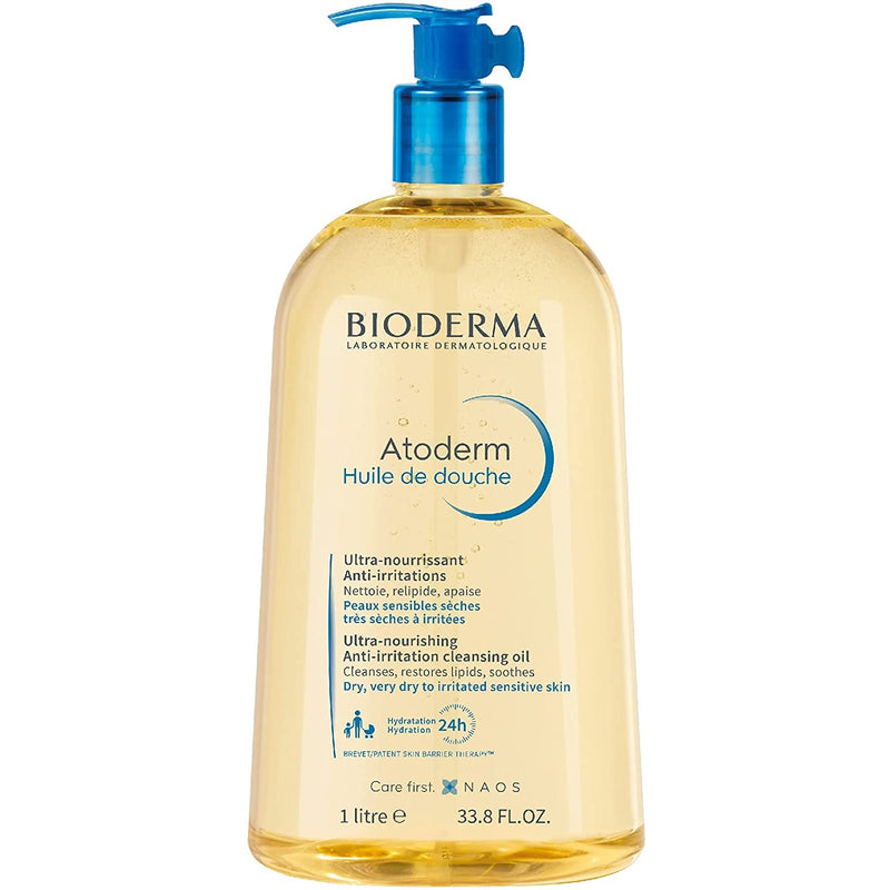 【自营】法国BIODERMA贝德玛 赋妍滋养滋润沐浴油 1000ml 滋养长效保湿补水留香嫩肤