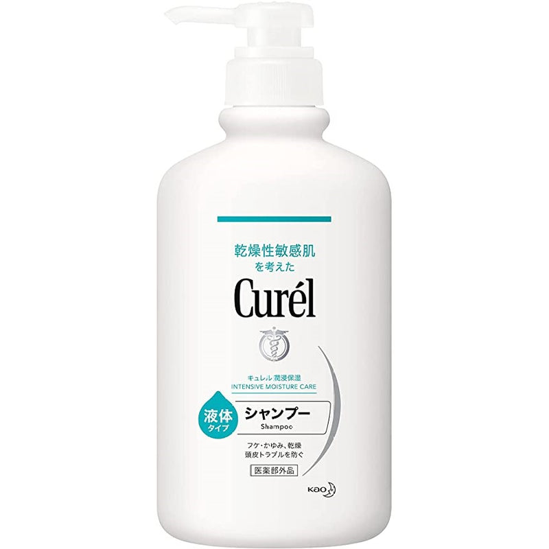 【自营】日本KAO花王 CUREL珂润 润浸保湿洗发水 420ml 强韧防断发滋润秀发