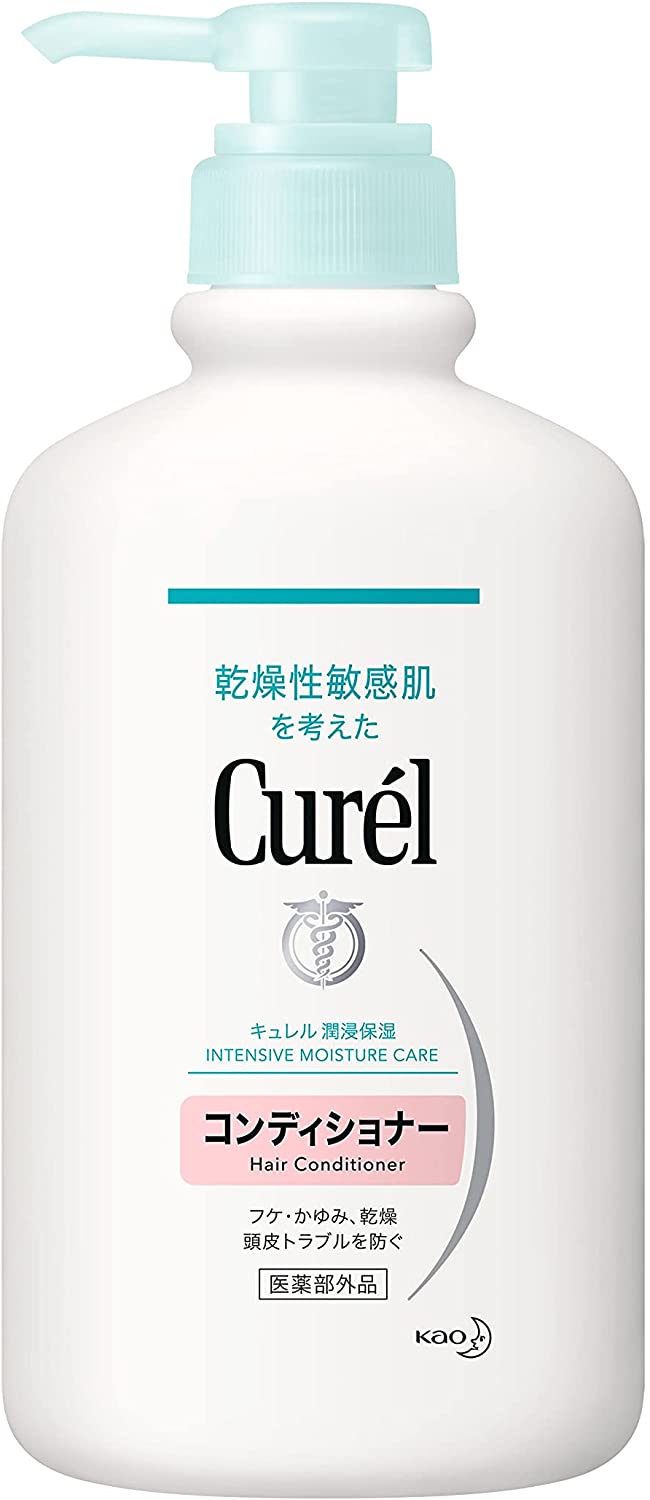 【自营】日本KAO花王 CUREL珂润 润浸保湿护发素 420ml 强韧防断发滋润秀发