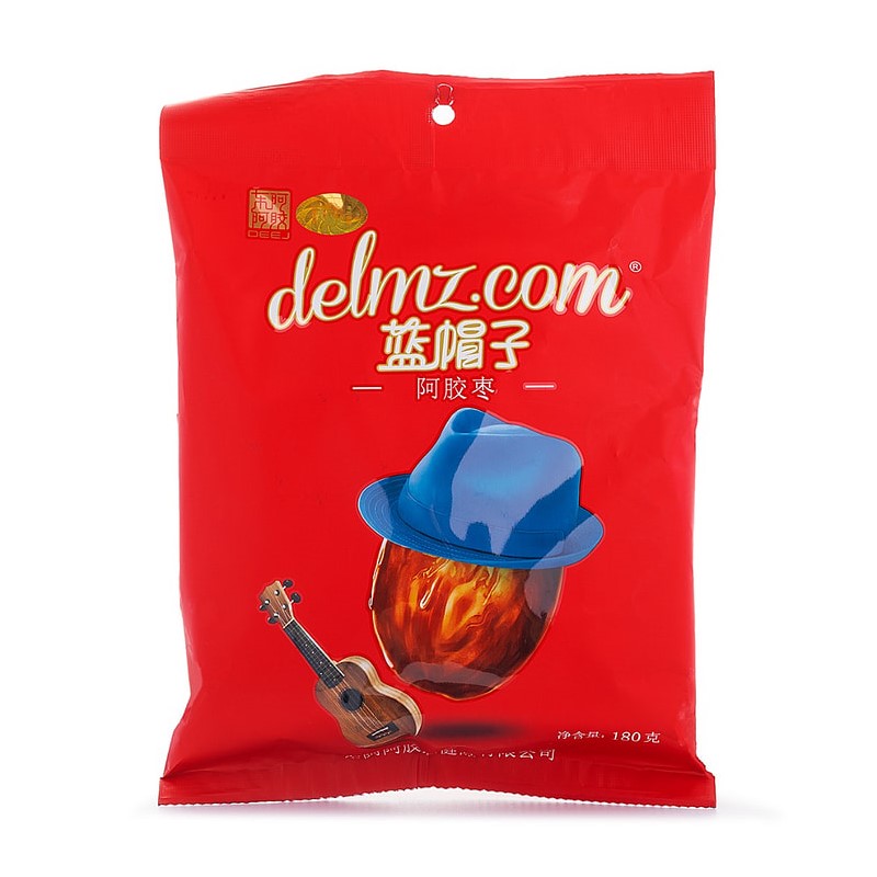 【自营】中国东阿 蓝帽子阿胶枣 180g 东阿阿胶枣无核甜而不腻即食独立包装