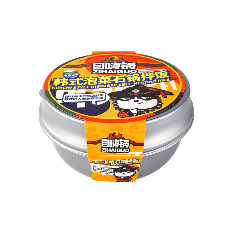 【自营】中国自嗨锅 韩式泡菜石锅拌饭 403g 网红夜宵懒人速食方便自热饭
