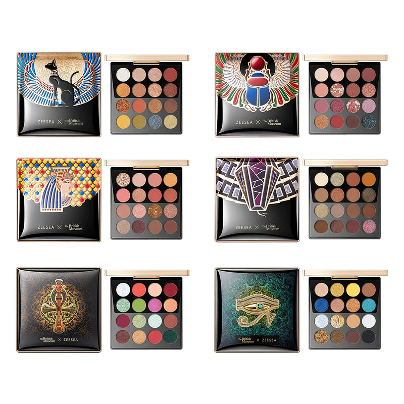 【自营】ZEESEA滋色 花火夜璨埃及十六色眼影盘 1件装 