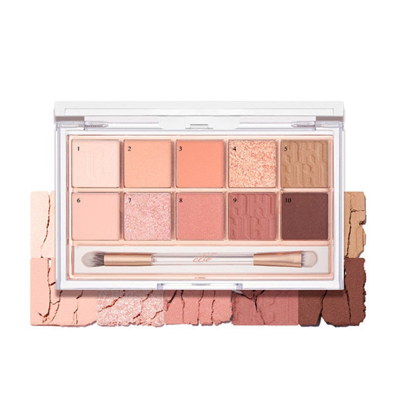 【自营】韩国CLUB CLIO珂莱欧 10色眼影盘 一盘装 15号 6g Spring Sunshine on Canvas 初春暖阳