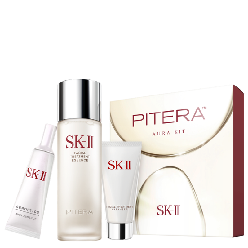 【自营】日本SK-II 神仙水75ml 洗面奶17ml 小灯泡10ml 美白亮肤套装礼盒 SKII SK2