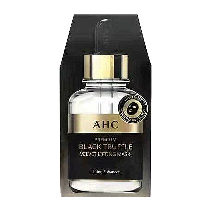 【自营】韩国AHC 黑金面膜 30ml 单片入 黑松露紧致抗皱抗初老玻尿酸补水安瓶