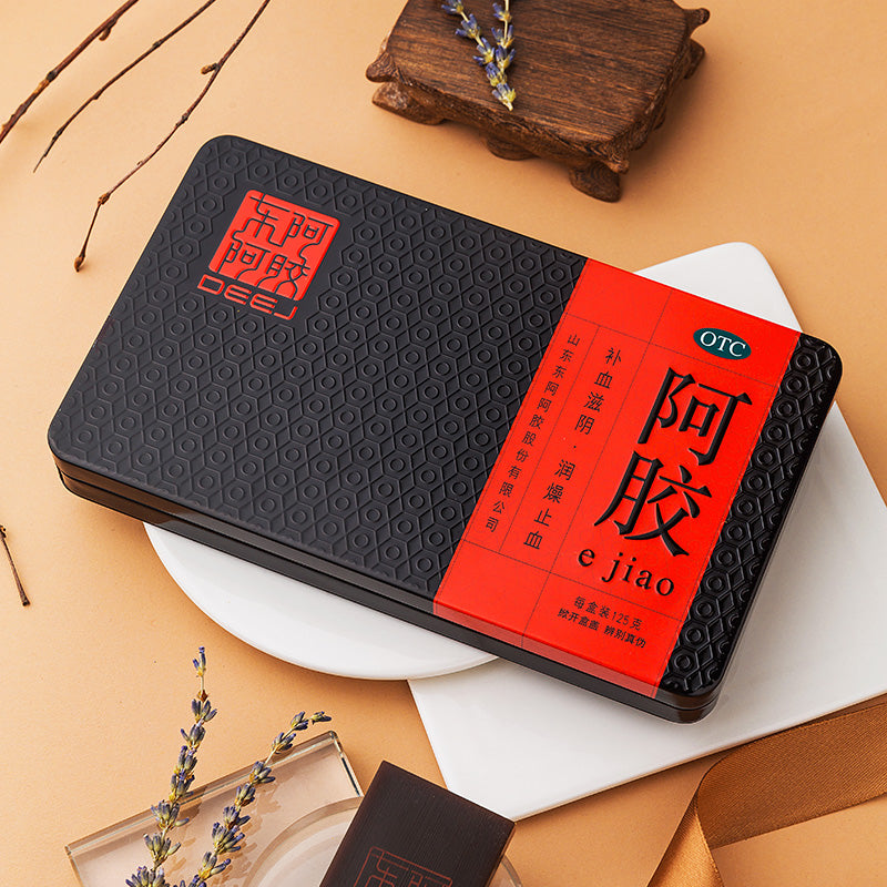 【自营】中国东阿 阿胶块 125g 山东东阿阿胶片补血补气驴皮