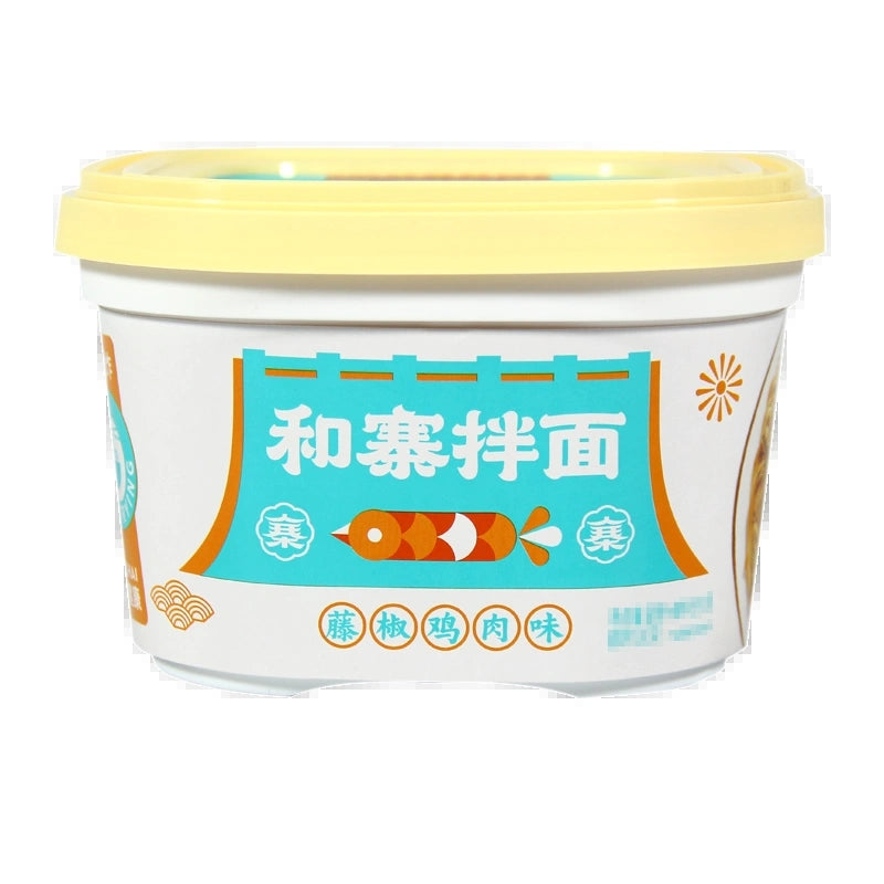 【自营】中国HEZHAI和寨 拌面 藤椒鸡肉味 151g 泡面速食拉面拌面宵夜
