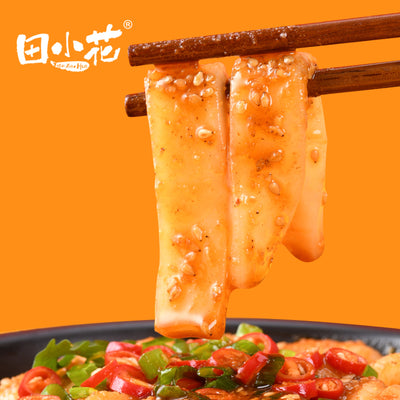 【自营】中国田小花 流汁大宽粉 麻酱味 268g 山东火锅宽粉自煮宵夜速食