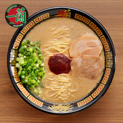 【自营】日本ICHIRAN一蘭  一兰日式拉面 博多煮面版 645g 5人份 福冈限定 速食宵夜拉面