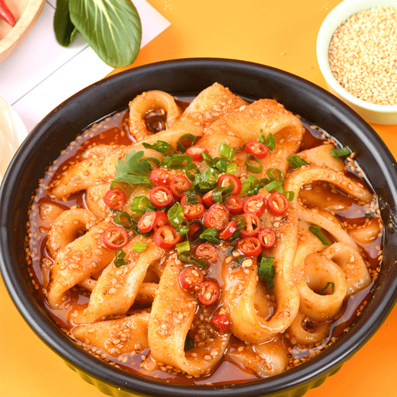 【自营】中国田小花 流汁大宽粉 红油味 271g 山东火锅宽粉自煮宵夜速食