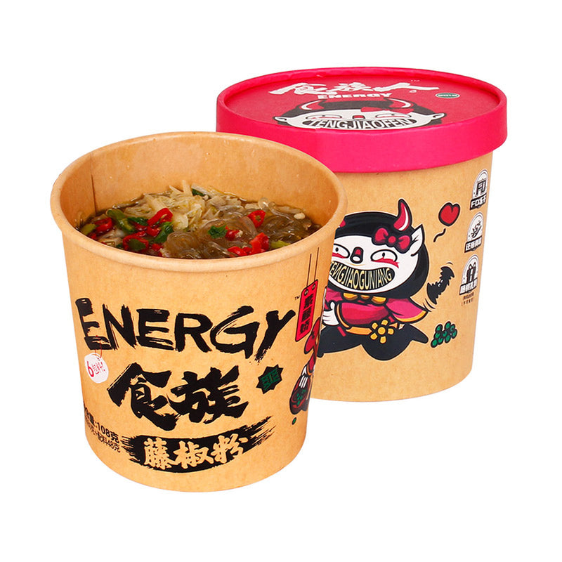 【自营】中国SHIZUREN食族人 藤椒粉 108g/桶 网红藤椒粉 重庆红薯粉条粉丝 速食桶装